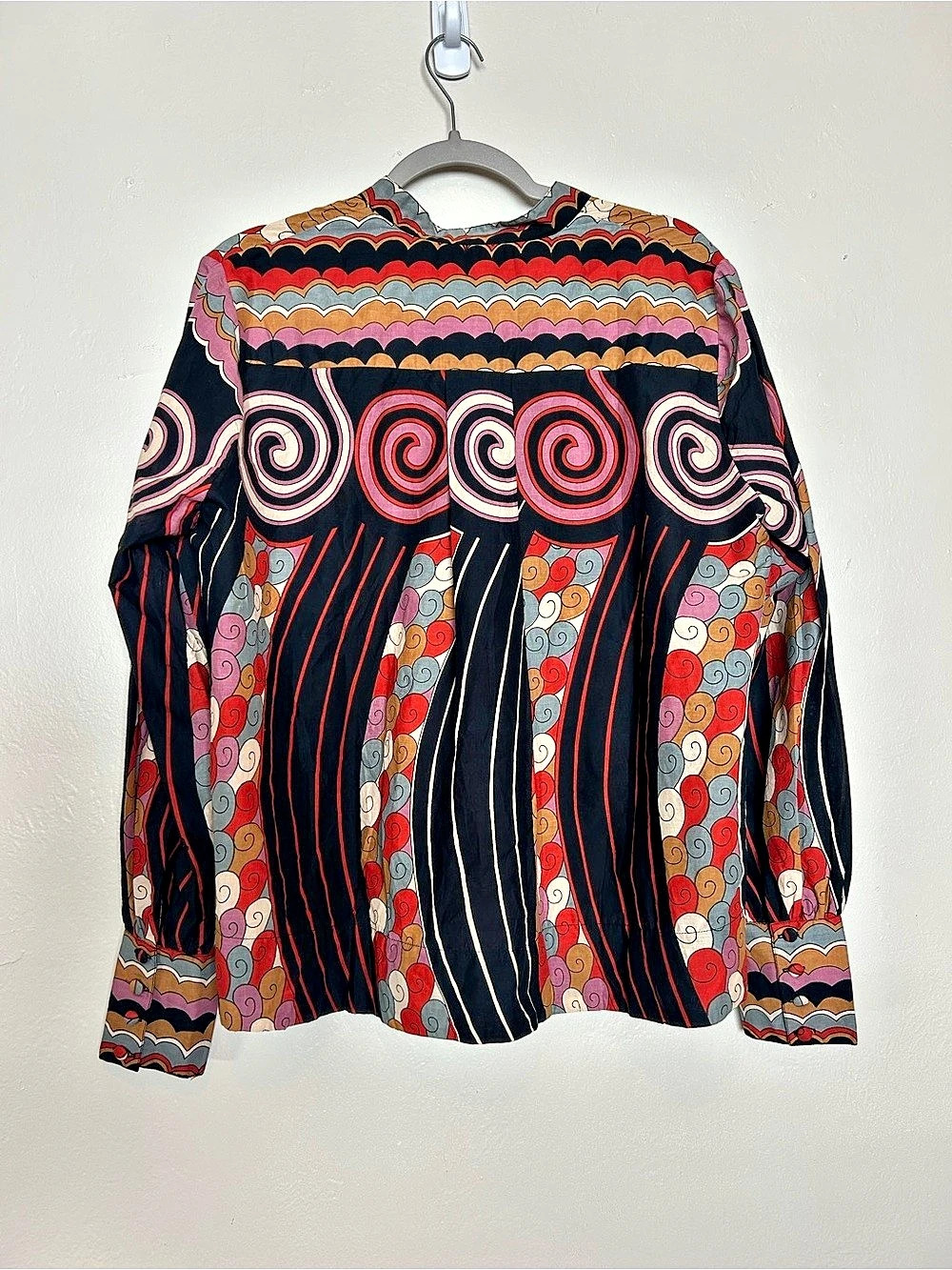 NEW Mille Freya Cotton Blouse Geometric Boho - Picture 7 of 7